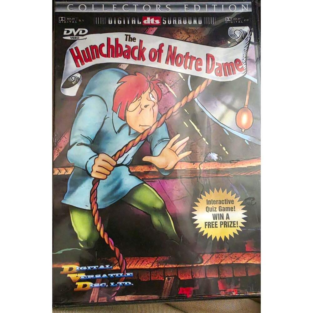The Hunchback of Notre Dame Collector's Edition DVD Dolby 5.1 DTS Region 0 1999